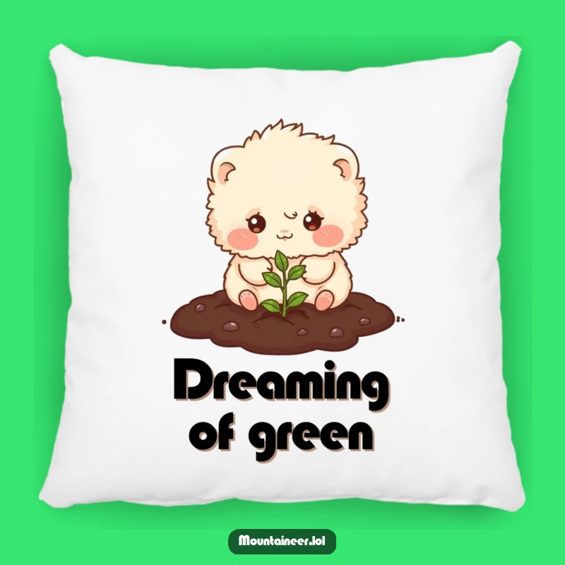 Funny Fluffy Creature Planting Pillow: Cozy Up with This Adorable Seed-Sowing Friend