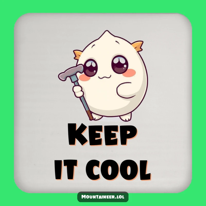 Funny Ice Pick Creature Coaster: Protect Surfaces with Quirky Determination