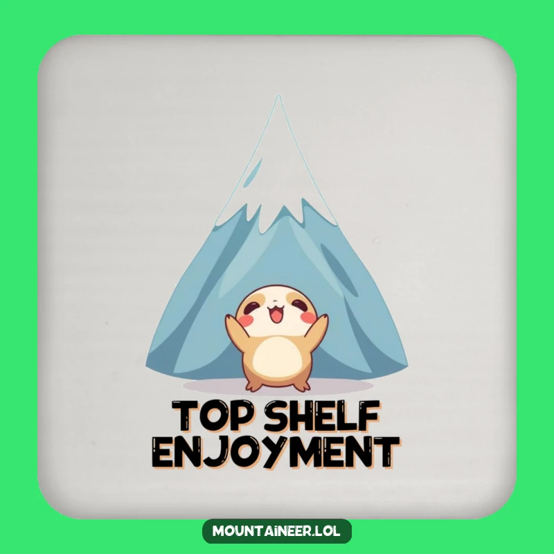 Funny Mountain Peak Coaster: Protect Surfaces with Creature's Gaze