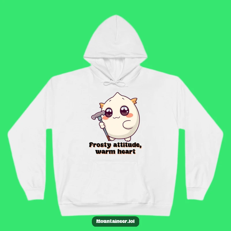 Cozy Funny Ice Pick Creature Hoodie: Warm Up with This Determined Character's Gear